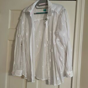 Maeve pineapple button down